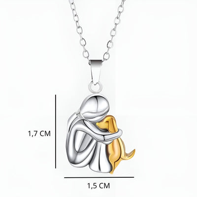 LUNA™ | Collana con Ciondolo a Forma di Cane