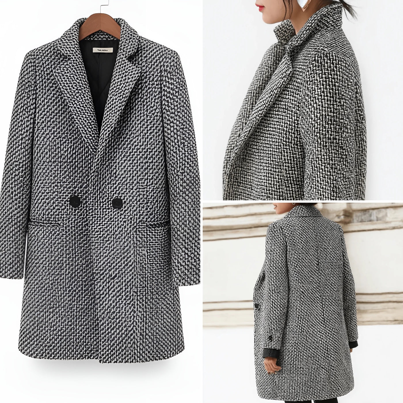 LOLA™ | Cappotto in lana premium — eleganza e calore per l’inverno.