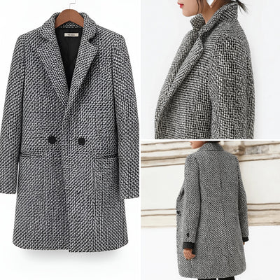 LOLA™ | Cappotto in lana premium — eleganza e calore per l’inverno.