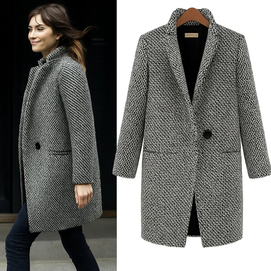 LOLA™ | Cappotto in lana premium — eleganza e calore per l’inverno.